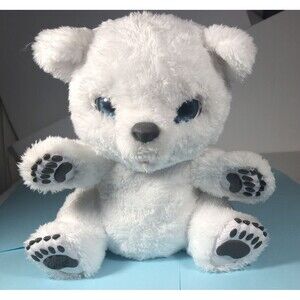 FurReal Friends Pets Polar Bear Sniffling Sawyer 2016 Hasbro Plush -See Video
